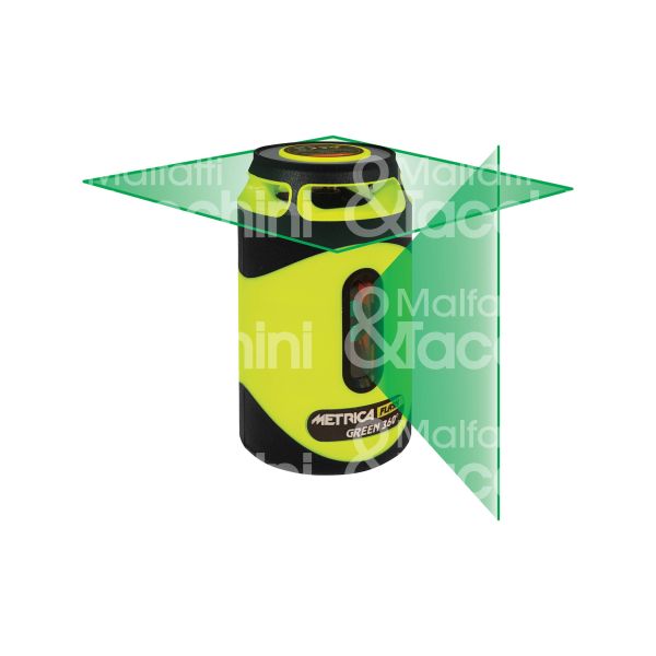 Metrica 61435 livella laser flash green art. 61435 laser classe ll portata mt 40 - ip 54