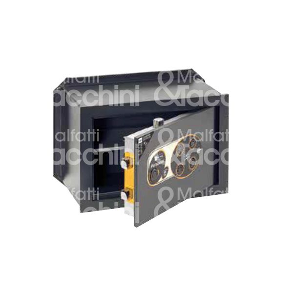 Mottura 115120 cassaforte orizzontale combinazione meccanica da murare l 350 x h 230 x p 200 n° catenacci 2 + 2