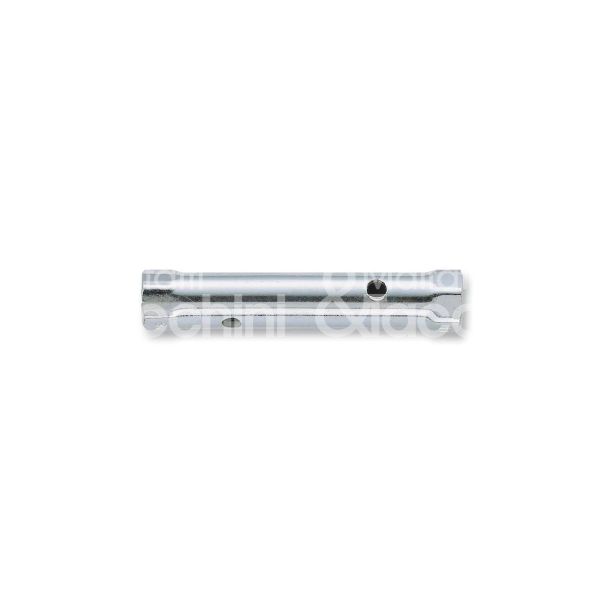 Mundial 1080089 chiave a tubo diritta doppia esagonale art. 1080 misura mm 8x9 ferro leggero