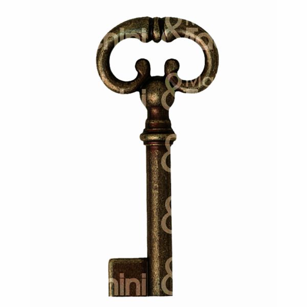 Omp porro 002640b0 chiave per mobili art. 26 ottone bronzo antico l mm 40