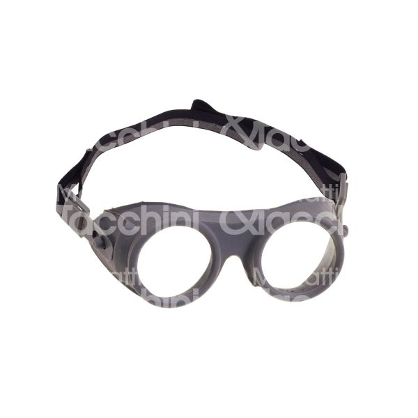 Poggi 49900 occhiali protezione art. 49900 materiale gomma lenti trasparenti montatura nera