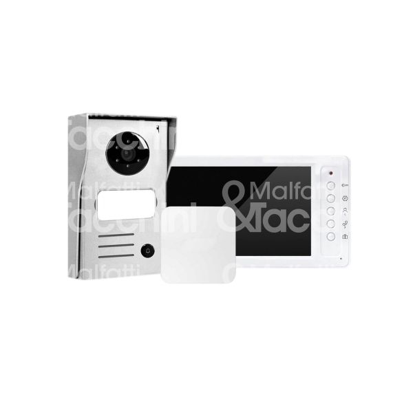 Proxe 620217 videocitofono mono familiare touch con ip box 7 pollici per uso interno