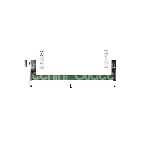 Savio kh maniglione antipanico fast push laterale completo circeo mm 1240 verde