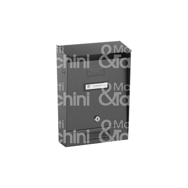 Silmec 1020101 cassetta postale s 01 utilizzo esterno acciaio colore bianco ritiro posta frontale tetto fisso l mm 220 - h mm 325 - p mm 75