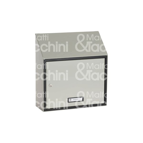 Silmec 1029905 cassetta postale s 299 utilizzo interno lamiera colore grigio ritiro posta posteriore l mm 325 - h mm 235 - p mm 125