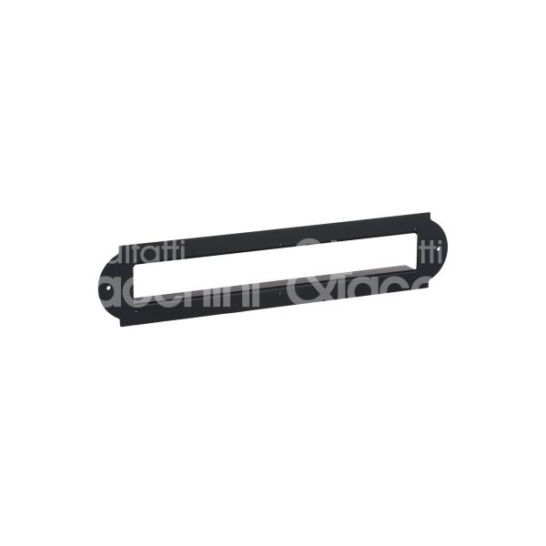 Silmec 1065156 cornice coprifuga per s 650 s 651 utilizzo esterno alluminio colore nero l foro mm 352 - h foro mm 47 -