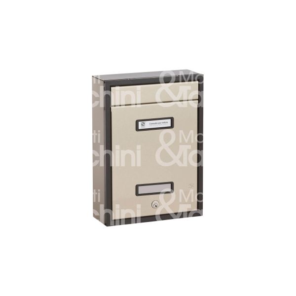 Silmec 3080172 cassetta postale per pacchi sc 8 utilizzo esterno alluminio colore argento ritiro posta frontale l mm 320 - h mm 250 - p mm 300