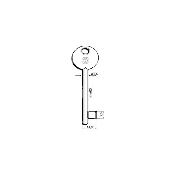 Silca 6p2s chiave passepartout