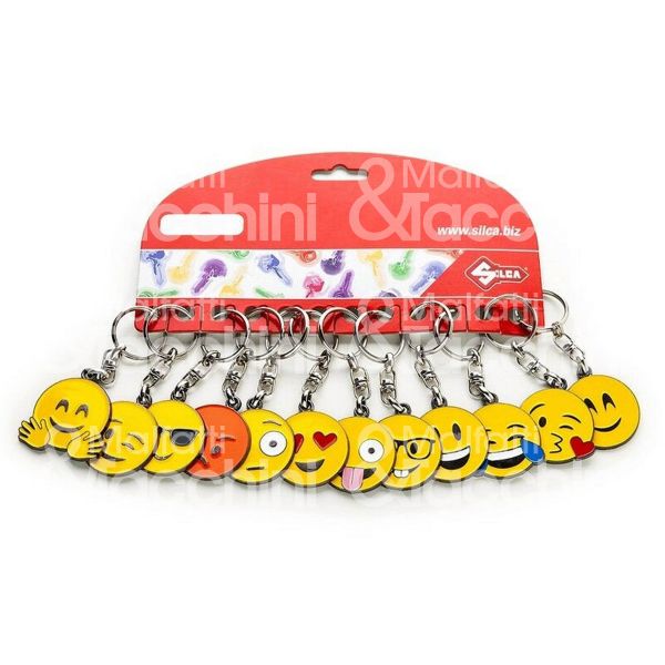 Silca avk7241 emoji key chain kit 12 pz.