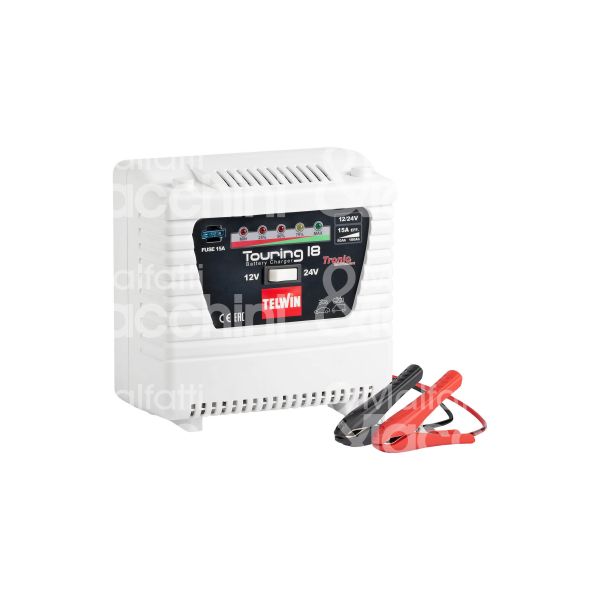 Telitalia 807593 caricabatteria touring 18 potenza assorbita 230 w tensione di carica 12/24 v peso kg 3,44