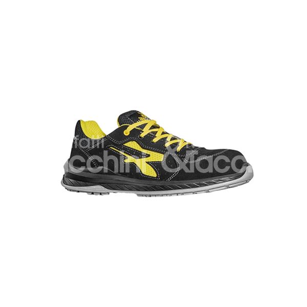 U-power 2066646 scarpa antinfortunistica bassa vortix classe di protezione s1p src esd taglia 46 colore nero/giallo tomaia pelle scamosciata suola pu puntale airtoe lamina antiperforazione conformità en iso 20345:2011