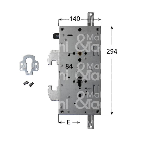 Tesio sr2010gr8sx kit serrature tesio gripstop c triplice e 70 sx