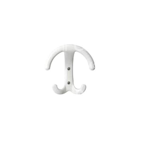 M&t sicurezza 20116 appendiabito singolo art. 20116 bianco misura mm 125x116