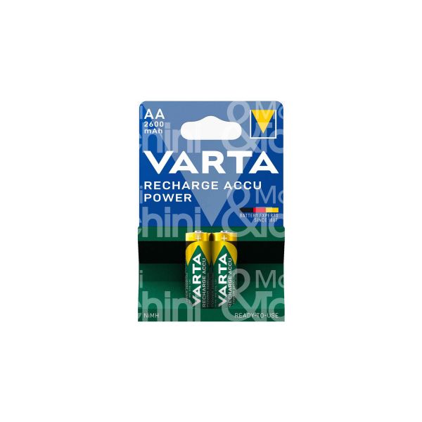 Varta 567061404 pila recharge accu recycled aaa mn2400 - lr3 stilo alkaline confezione pz 4 - volts 1,2v - 2100