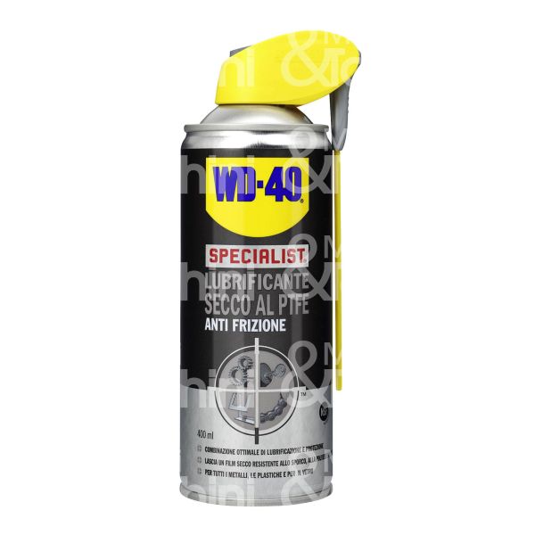Wd-40 3939546 lubrificante spray al pfte art. 3939546 utilizzo secco contenuto ml 400