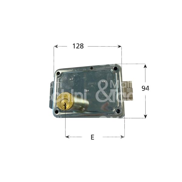 Welka 30160502 elettroserratura da applicare laterale e 60 sx foro tondo senza mandate