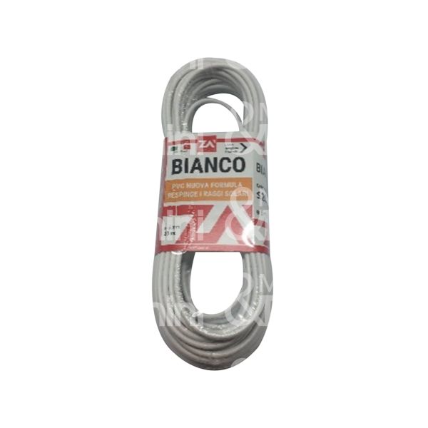 Za' ca1ao020 cavo stendibiancheria art. ca1ao020 Ø mm 4,5 - mt 20 materiale int. acciaio est. pvc colore bianco