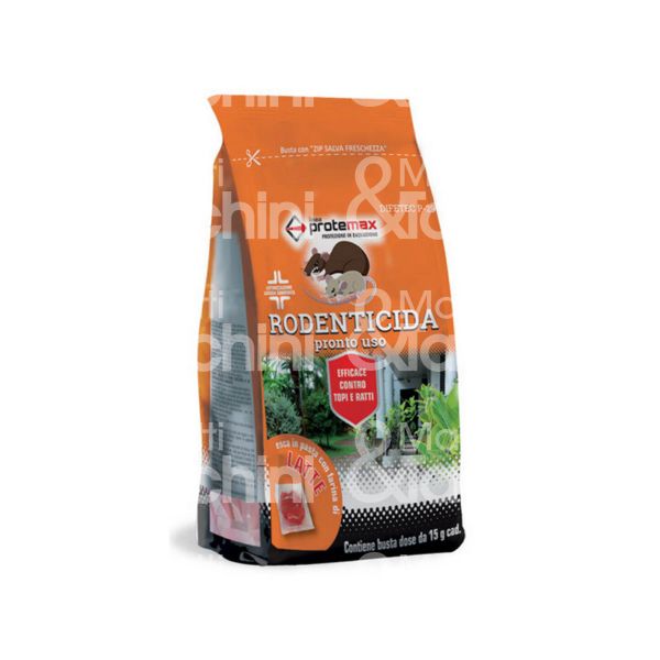 Protemax prote006 esca fresca rossa art. prote006 utilizzo topi contenuto kg 1,53