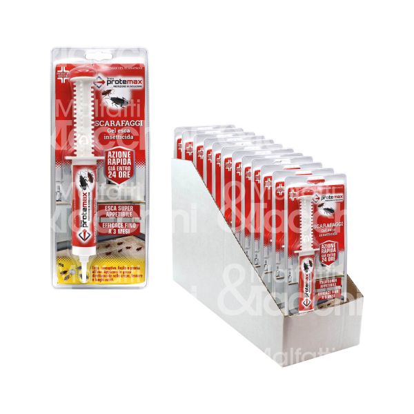Protemax prote315 esca art. prote315 erogazione siringa gel utilizzo scarafaggi contenuto gr 25