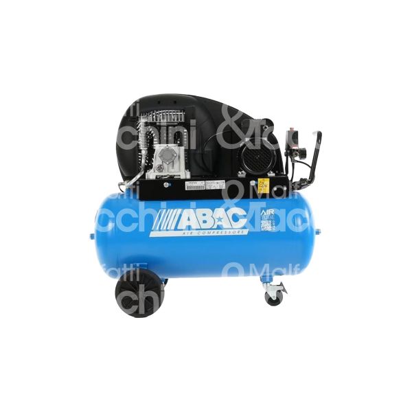 Abac 4116028200 compressore a cinghia art. 4116028200 tensione 230 v potenza 1,5 kw serbatoio lt. 100 pressione 10 bar