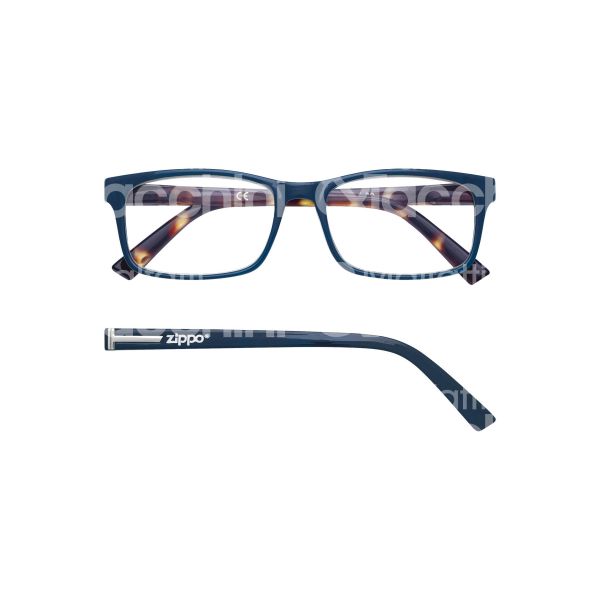 Zippo italia 31zb20b350 occhiale da lettura art. 31z b20 bde montatura plastica colore blu gradazione +3.5