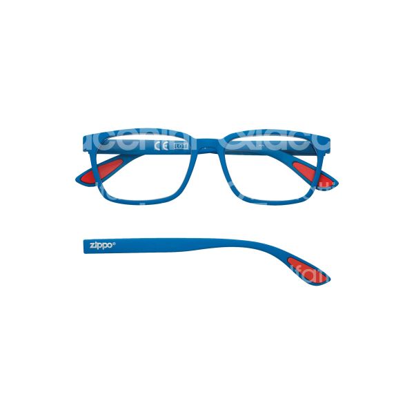 Zippo italia 31zpr10725 occhiale da lettura art. 31z pr107 montatura plastica colore blu gradazione +2.5