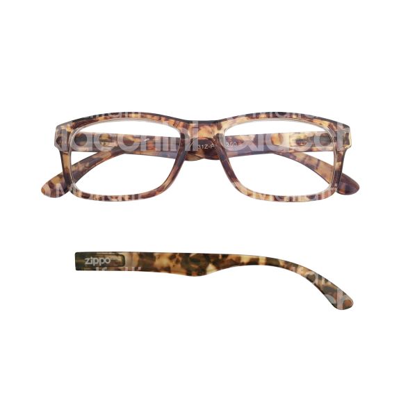 Zippo italia 31zpr30100 occhiale da lettura art. 31z pr30 montatura plastica colore marrone gradazione +1.0