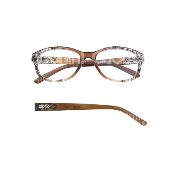 Zippo italia 31zpr47100 occhiale da lettura art. 31z pr47 montatura plastica colore marrone gradazione +1.0