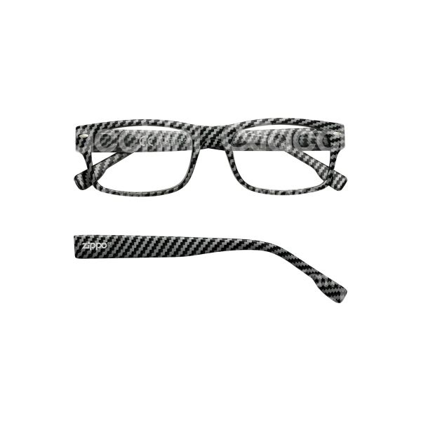 Zippo italia 31zpr64200 occhiale da lettura art. 31z pr64 montatura plastica colore nero-bianco gradazione +2.0