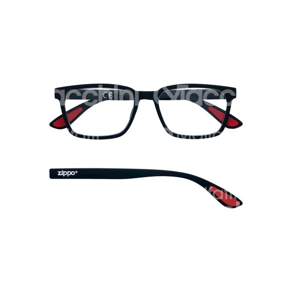 Zippo italia 31zpr67300 occhiale da lettura art. 31z pr67 montatura plastica colore nero gradazione +3.0