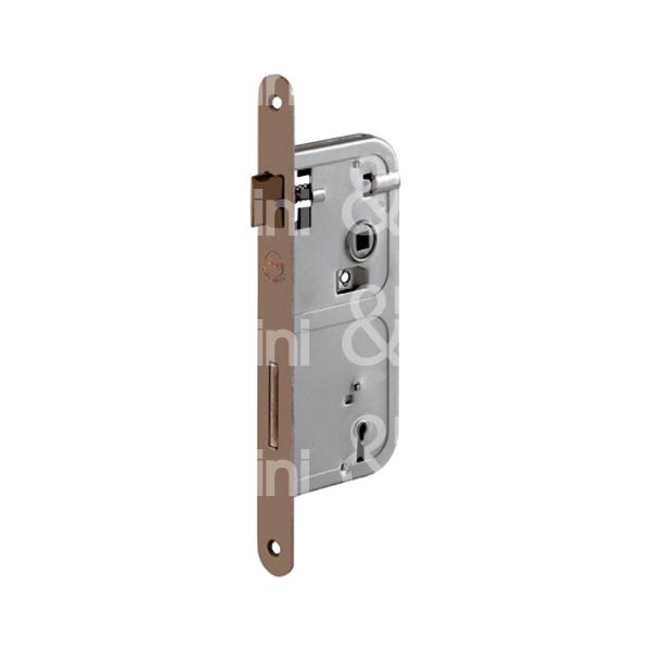 M&t 900 013022 serratura patent bordo tondo e 60 int. man. 90 scrocco piÙ catenaccio ferro lucido