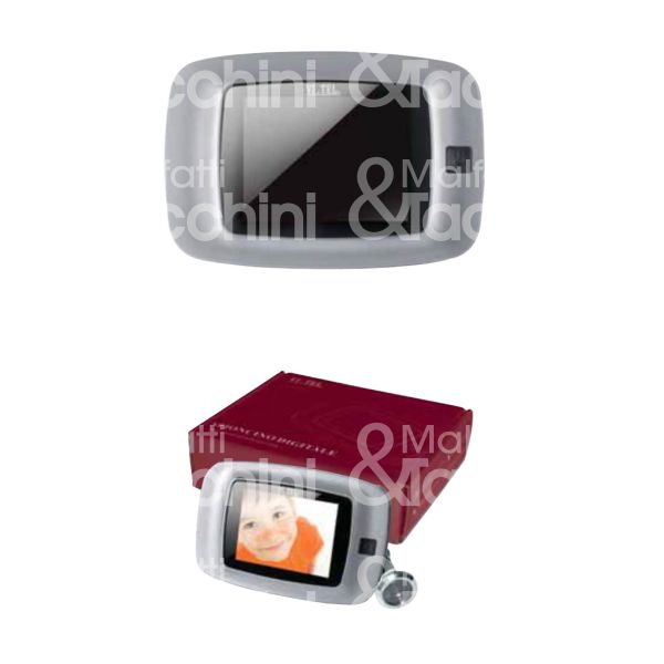 M&t 900 05090 spioncino ottone senza funzione video 0.3 megapixel 3,2 pollici per porte 38 ÷ 110 mm