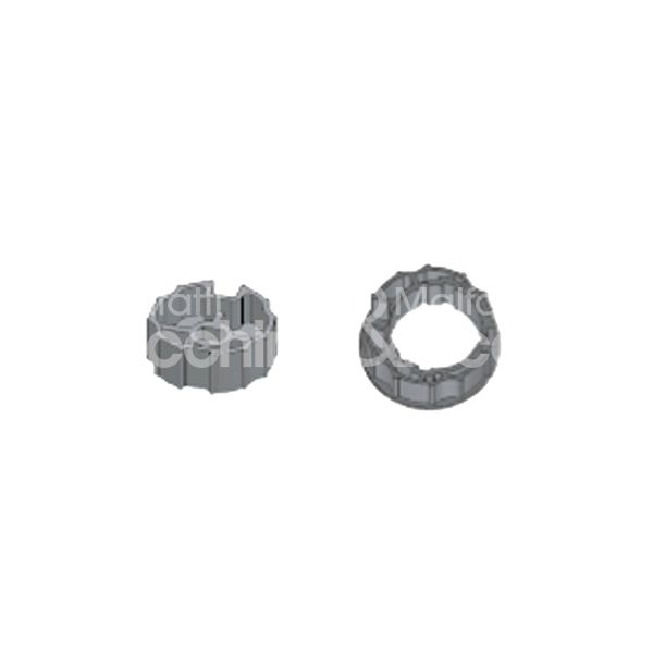 M&t 900 13581 set adattatori art. mtset_roton_70-2 plastica nero attacco rotondo - Ø mm 70 -