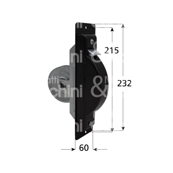 M&t 900 14071 avvolgitore laterale semincasso mt 12