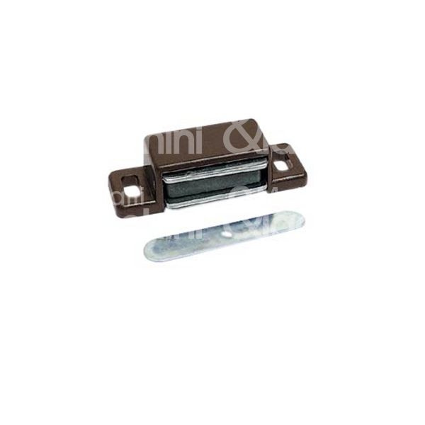 M&t 900 22101 cricchetto magnetico per mobili piccolo bianco attrazione kg 6 l mm 46 h mm 13 p mm 15