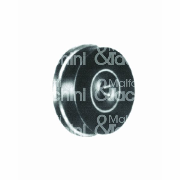 M&t 900 22425 cricchetto magnetico per mobili con foro art. rn50a Ø mm 52 attrazione kg 20 p mm 15