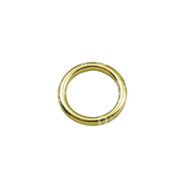 M&t 900 28315 anello tubolare per tende art. 101 ottone lucido verniciato misura mm 15 x 20