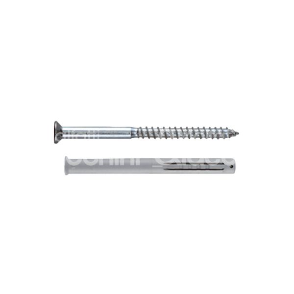 M&t 900 31240 tassello nylon prolungato con vite ksa 10 x 80 impronta t 40 Ø foro mm 10 l mm 80