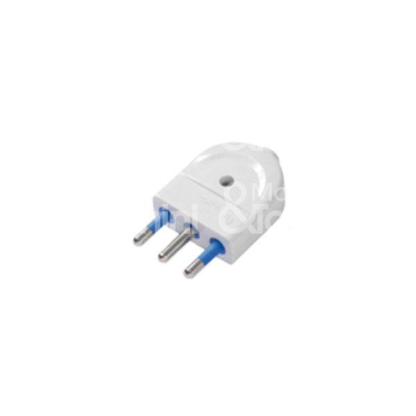 M&t 900 90005 spina civile art. rs98107 bianco 2 p + t 16 a - 220v -