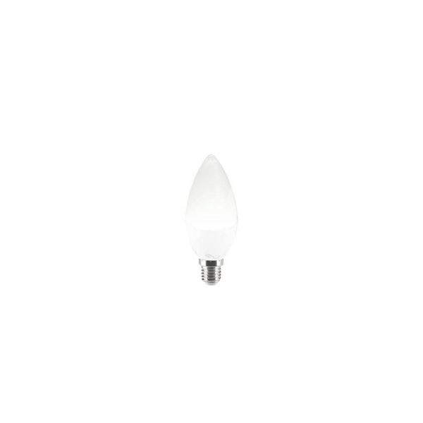 M&t 900 90065 lampadina oliva led finitura vetro opale - attacco e14 - watt 5 w lumen 470 lm kelvin 4000 k