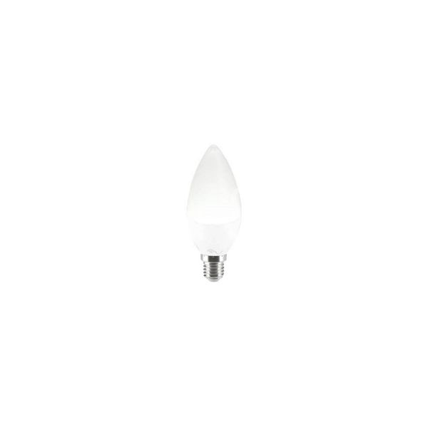 M&t 900 90067 lampadina oliva led finitura vetro opale - attacco e14 - watt 6,5 w lumen 600 lm kelvin 3000 k