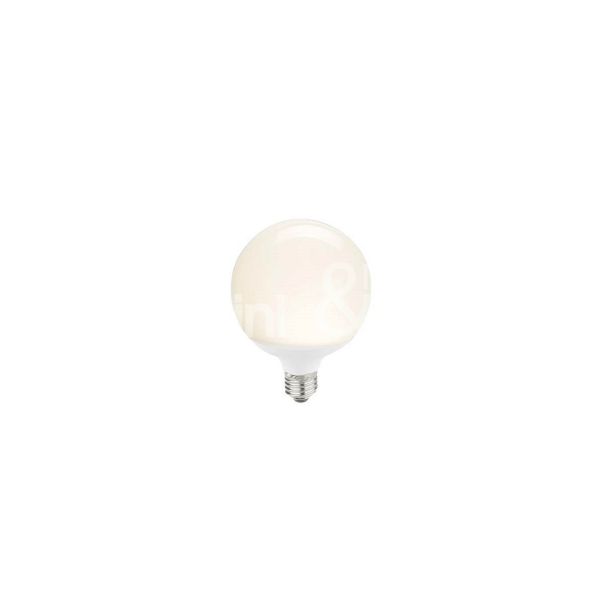 M&t 900 90081 lampadina globo led finitura vetro opale - attacco e27 - watt 15 w lumen 1300 lm kelvin 6000 k