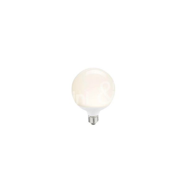 M&t 900 90082 lampadina globo led finitura vetro opale - attacco e27 - watt 18 w lumen 1500 lm kelvin 3000 k