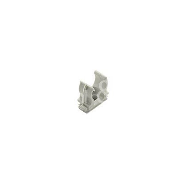 M&t 900 90121 clip fissatubo a scatto art. 6004 plastica ral 7035 Ø 32