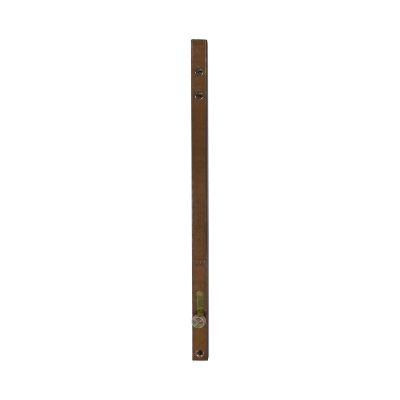 Agb d003314022 catenaccio verticale art. 331 acciaio bronzato senza portalucchetto l mm 200 x sezione asta piatta