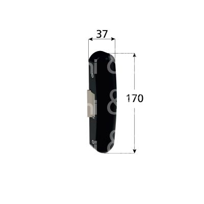 Antipanic 5312 incontro elettrico per antipanico ambidestra 12 v mm 170 x 37 x 41 senza frontale con antiripetitore