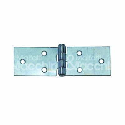Aldeghi 122i080 cerniera a libro perno fisso art. 122in sezione lunga acciaio inox l mm 80 - h mm 25