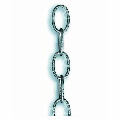 Astral 755215 catena decorativa in bobina ovale mt 10 ferro finitura ottonato Ø mm 2