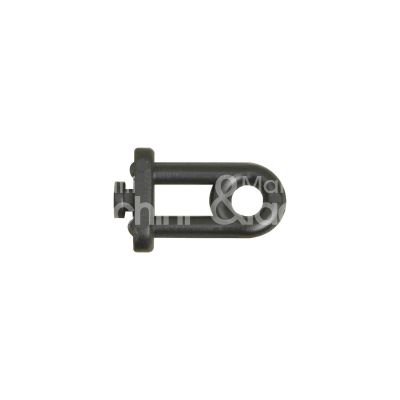 Sipa 15922 gancio per pannello forato art. 659 plastica forma occhiolo piccolo nero
