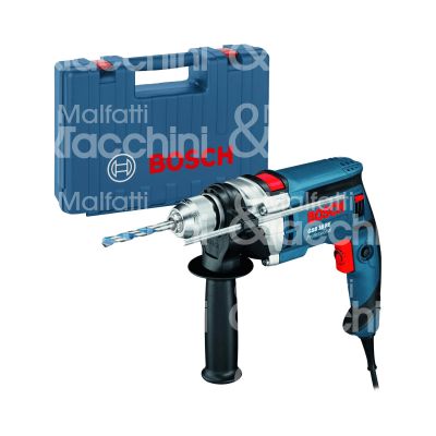 Bosch 060114e500 trapano a filo con percussione gsb 16 re linea professional potenza 750 w mandrino autoserrante serraggio mm 1,5-13 peso kg 2,2